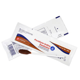 dynarex Povidone Iodine Impregnated Swabstick | Quantity - 1x EA