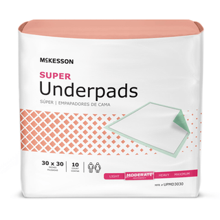 McKesson Super Moderate Absorbency Underpad, 30 x 30 Inch - 150 ct. | Quantity - 1x CS