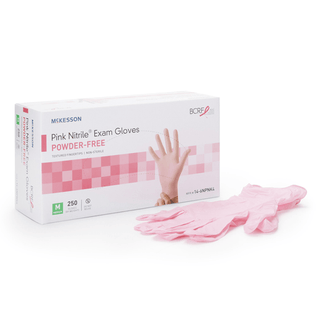 McKesson Pink Nitrile® Exam Glove, Medium, Pink | Quantity - 1x BX