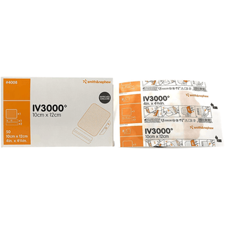 IV3000™ IV Dressing, 4 x 4-3/4 Inch | Quantity - 1x BX