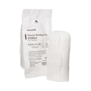 McKesson Sterile Fluff Bandage Roll, 4-1/2 Inch x 4-1/10 Yard, 6-Ply | Quantity - 1x CS