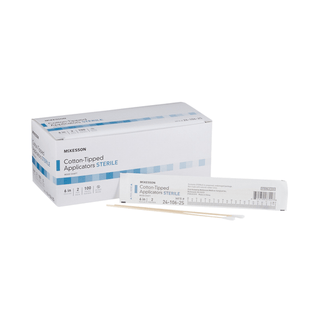 McKesson Cotton Tip Wood Shaft Swabsticks, 6-Inch Length | Quantity - 1x CS