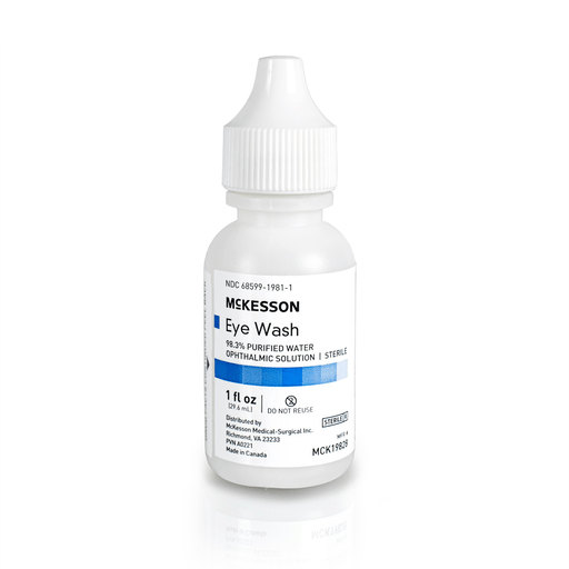 McKesson Eye Wash Solution, 1-ounce Squeeze Bottle | Quantity - 1x CS