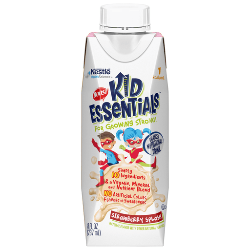 Boost® Kid Essentials™ Balanced Nutritional Drink, Strawberry, 8-ounce carton | Quantity - 1x EA