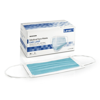 McKesson ASTM Level 1 Medical Face Masks, Blue | Quantity - 1x CS