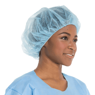 Halyard Bouffant Cap, X-Large, Blue | Quantity - 1x PK