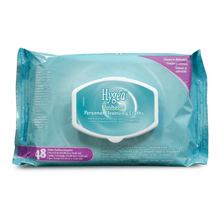 Hygea® Floral Scent Personal Cleansing Cloths | Quantity - 1x PK