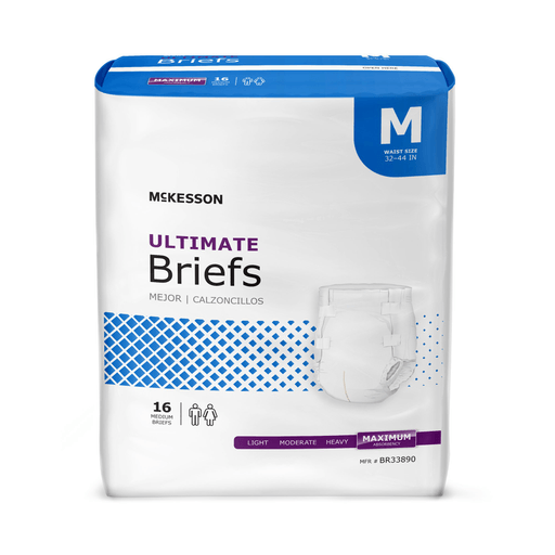McKesson Ultimate Heavy Absorbency Incontinence Brief, Medium | Quantity - 1x BG