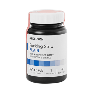 McKesson Packing Strip, ½ Inch x 5 Yard | Quantity - 1x CS