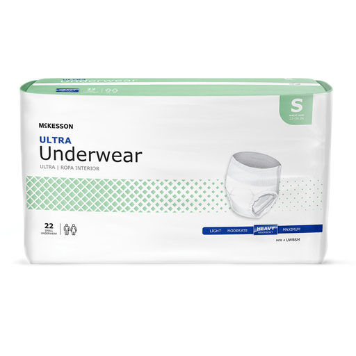 McKesson Ultra Heavy Absorbent Underwear, Small | Quantity - 1x BG