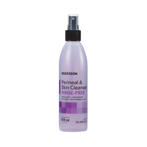 McKesson Rinse-Free Perineal Wash, Fresh Scent, 8 oz. | Quantity - 1x CS