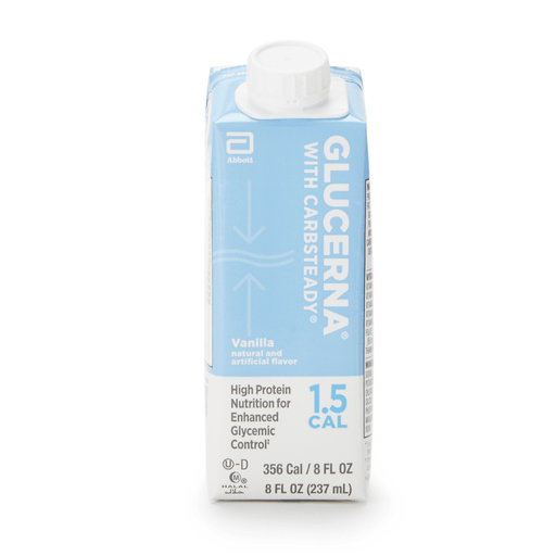 Glucerna® 1.5 Cal Vanilla High Protein Nutrition for Enhanced Glycemic Control | Quantity - 1x CS