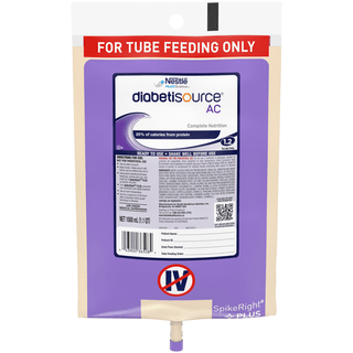 Diabetisource® AC Tube Feeding Formula, 33.8 oz. Bag | Quantity - 1x CS