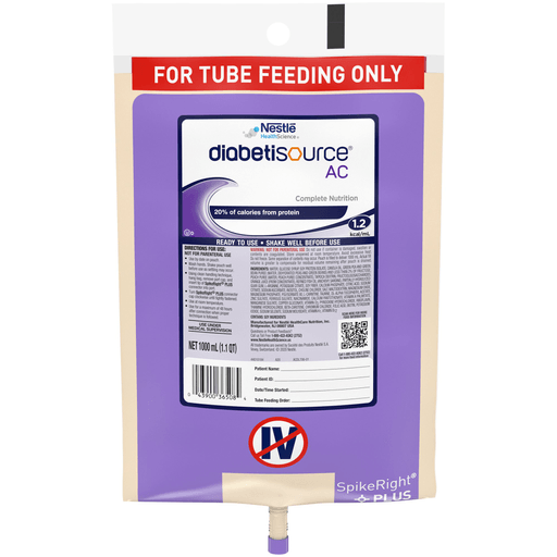 Diabetisource® AC Tube Feeding Formula, 33.8 oz. Bag | Quantity - 1x CS