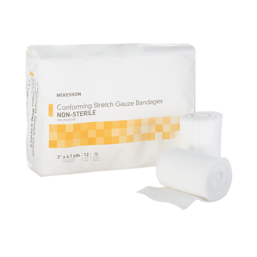 McKesson Conforming Bandage, 3 Inch x 4-1/10 Yard | Quantity - 1x CS