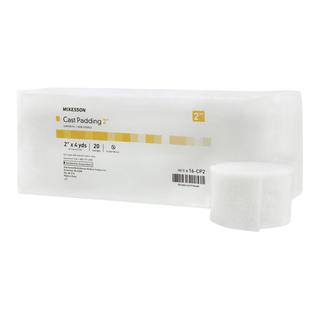 McKesson White Polyester Cast Padding, 2 Inch x 4 Yard | Quantity - 1x BG