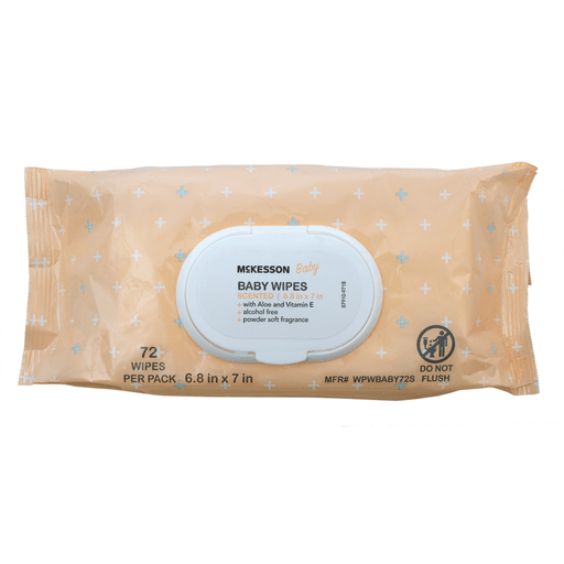 McKesson Powder Soft Scent Baby Wipe, Soft Pack | Quantity - 1x PK