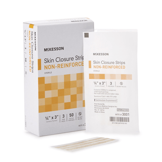 McKesson Nonreinforced Skin Closure Strip, 1/4 x 3 Inch | Quantity - 1x CS