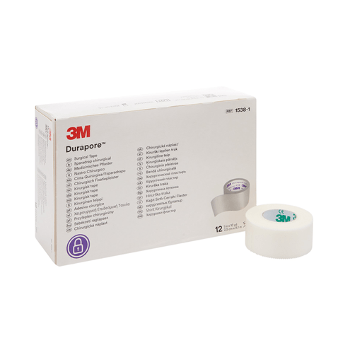 3M™ Durapore™ Silk-Like Cloth Medical Tape,1 Inch x 10 Yard | Quantity - 1x BX