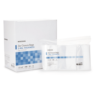 McKesson 4 X 6 Inch Zip Closure Bag | Quantity - 1x CS