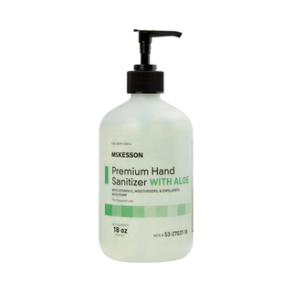 McKesson Premium Hand Sanitizer with Aloe, 18 oz, Gel, Pump Bottle | Quantity - 1x CS