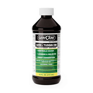 Geri-Care® Guaifenesin / Dextromethorphan Cold and Cough Relief, 16-ounce Bottle | Quantity - 1x BT