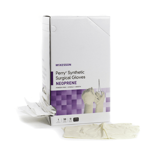 McKesson Perry® Polychloroprene Surgical Glove, Size 6, Cream | Quantity - 1x BX