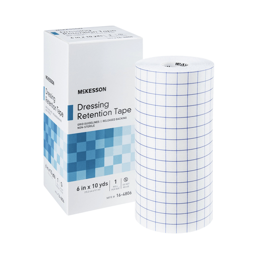 McKesson Nonwoven Fabric Dressing Retention Tape, 6 Inch x 10 Yard | Quantity - 1x BX