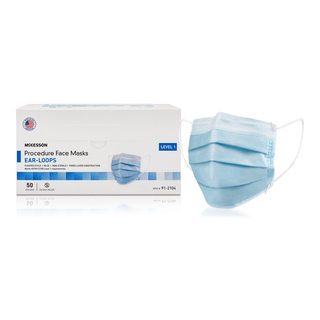 McKesson Procedure Masks, ASTM Level 1 | Quantity - 1x BX