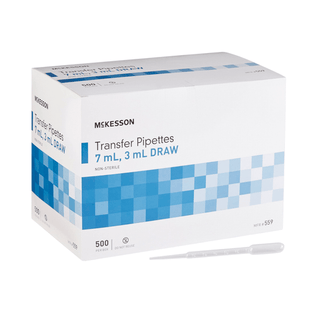 McKesson Transfer Pipette, 7.5 mL, 3 mL Draw Volume | Quantity - 1x CS