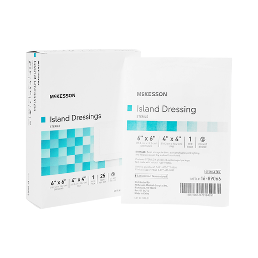 McKesson Adhesive Dressing, 6 x 6 Inch | Quantity - 1x CS
