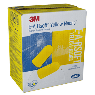 3M™ E-A-Rsoft™ Yellow Neons™ Ear Plugs | Quantity - 1x BX