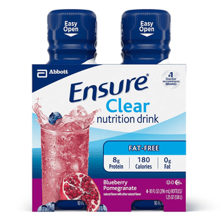 Ensure® Clear Therapeutic Nutrition, Blueberry Pomegranate, 10-ounce bottle | Quantity - 1x CS