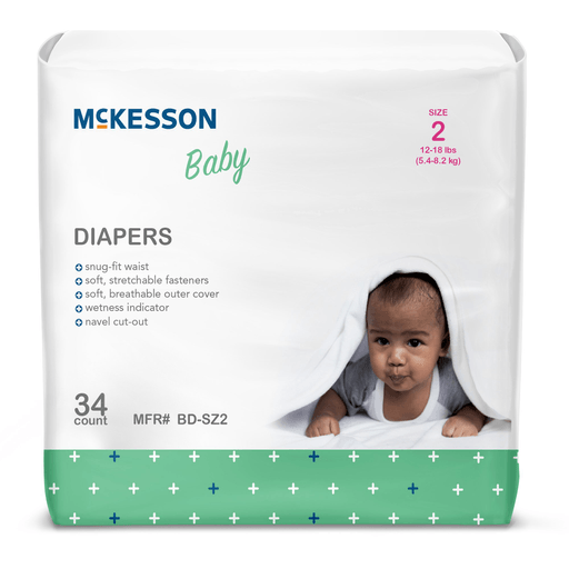 McKesson Baby Diapers, Size 2 | Quantity - 1x BG