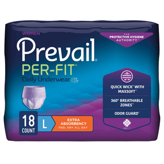 Prevail® Per-Fit® Women Extra Absorbent Underwear, Large | Quantity - 1x BG