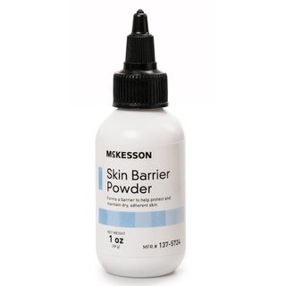 McKesson Ostomy Barrier Powder, 1-ounce puff bottle | Quantity - 1x EA