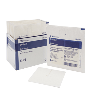 Excilon™ I.V. / Drain Split Dressing, 4 x 4 Inch, 6-Ply | Quantity - 1x TR