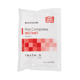 McKesson Hot Pack, Instant Chemical Activation, General Purpose, 5 x 7 Inch | Quantity - 1x CS