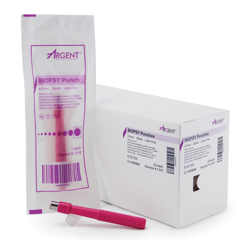 McKesson Argent™ Disposable Biopsy Punches, 8.0 mm | Quantity - 1x EA
