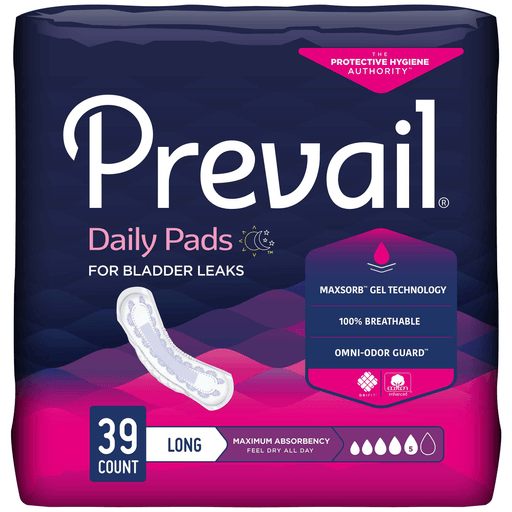 Prevail® Daily Pads Maximum Bladder Control Pad, 13-Inch Length | Quantity - 1x CS