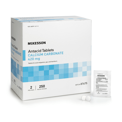 McKesson Calcium Carbonate Antacid | Quantity - 1x BX