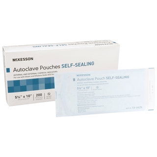 McKesson Sterilization Pouch, 5¼ x 10 Inch | Quantity - 1x BX