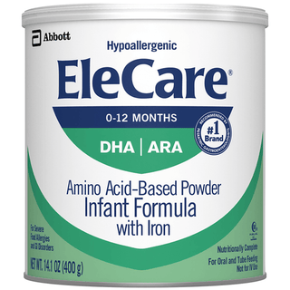 EleCare® with Iron Powder Infant Formula, 14.1-ounce can | Quantity - 1x CS