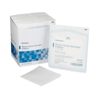 McKesson Sterile Gauze Sponge, 4 x 4 Inch, 8-Ply | Quantity - 1x PK