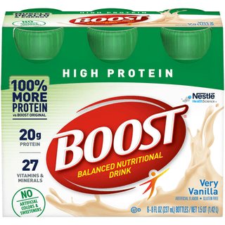 Boost® High Protein Vanilla Complete Nutritional Drink, 8 oz. Bottle | Quantity - 1x PK