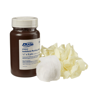 Dukal Iodoform Wound Packing Strip, ¼ Inch x 5 Yard | Quantity - 1x BX