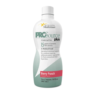ProSource® Plus Berry Punch Collagen and Whey Protein Formula, 32-ounce Bottle | Quantity - 1x CS