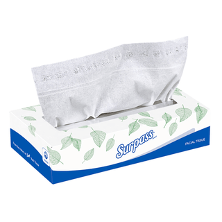 Surpass® Facial Tissue, 100 per Box | Quantity - 1x BX