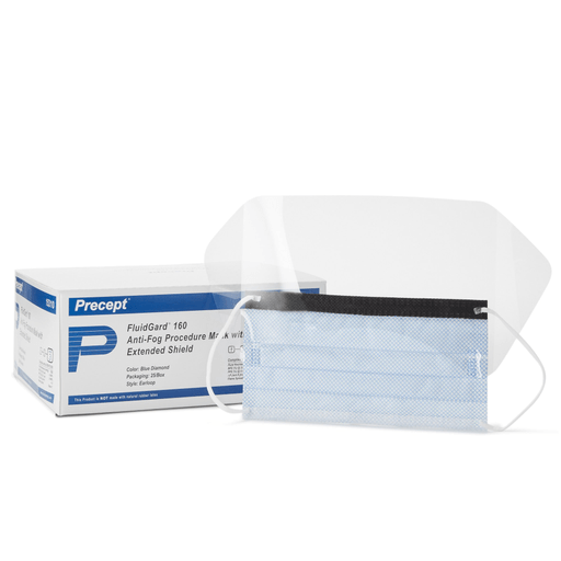 Fluidgard®160 Procedure Mask with Eye Shield | Quantity - 1x BX