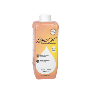 LiquaCel® Peach Mango Concentrated Liquid Protein, 32-ounce bottle | Quantity - 1x CS
